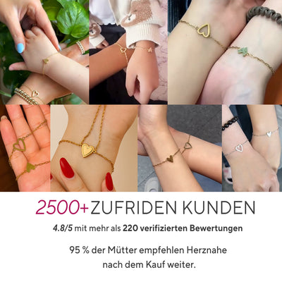 Mutter-Tochter Herzarmbänder