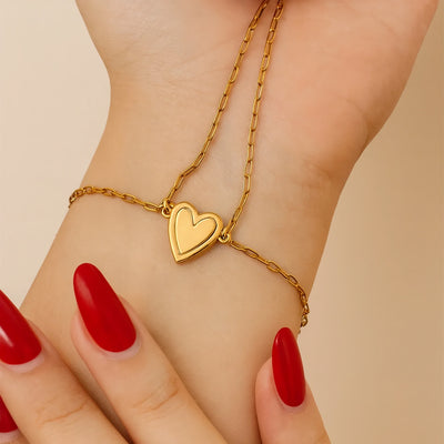 Mutter-Tochter Herzarmbänder